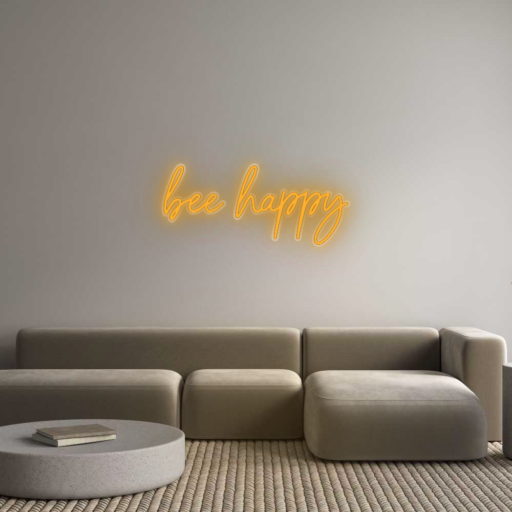 Your Bespoke Nuwave Neon: bee happy - Nuwave Neon