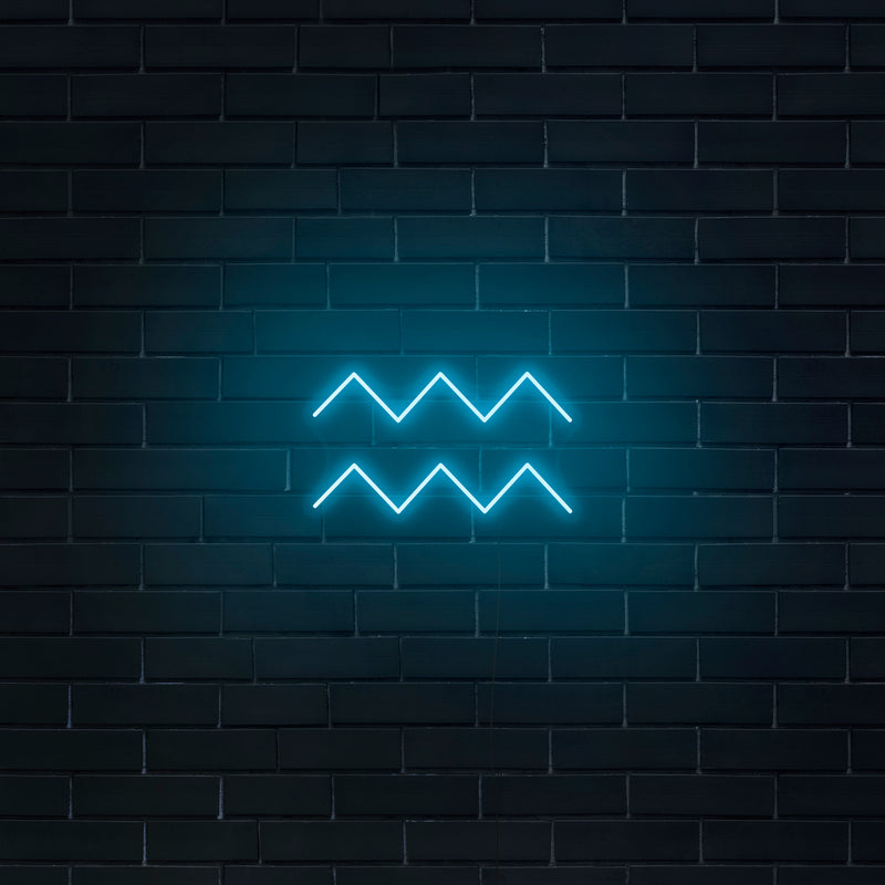 'Aquarius' Neon Sign - Nuwave Neon