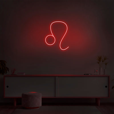 'Leo' Neon Sign