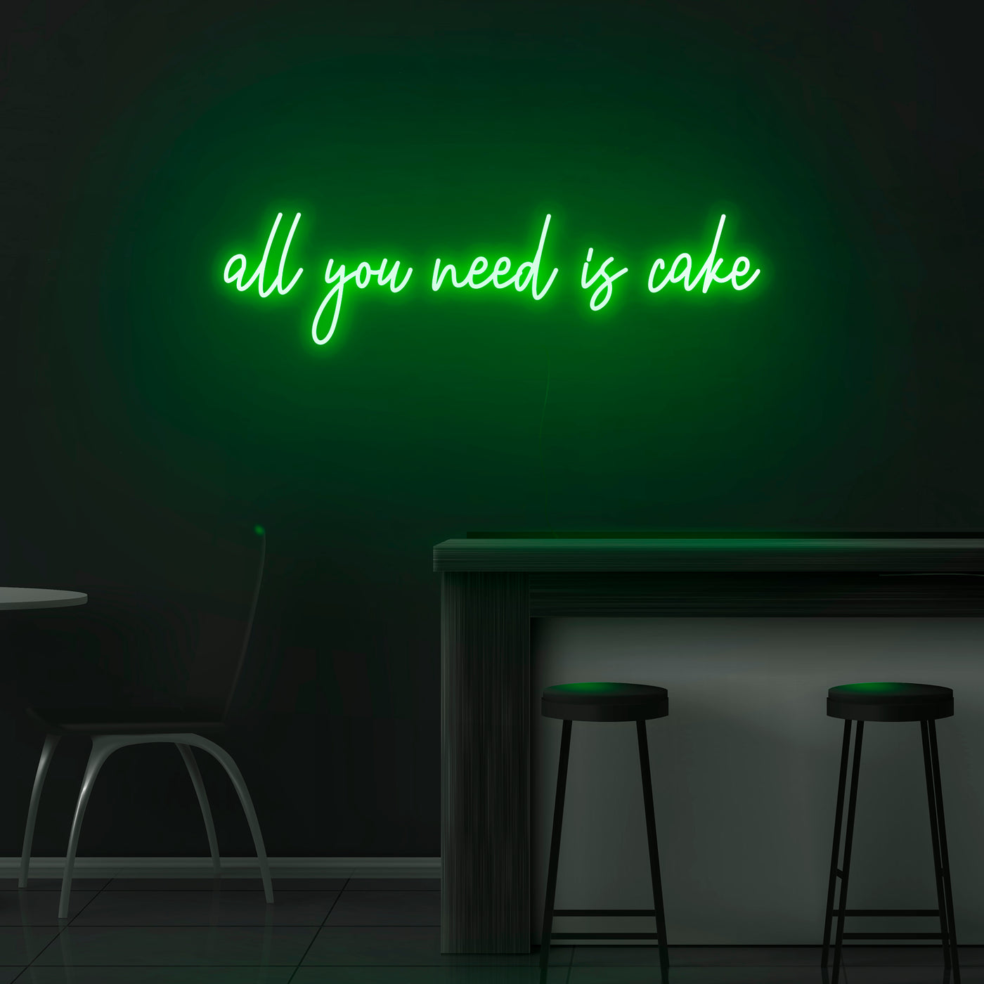 'All You Need Is Cake' Neon Sign - Nuwave Neon