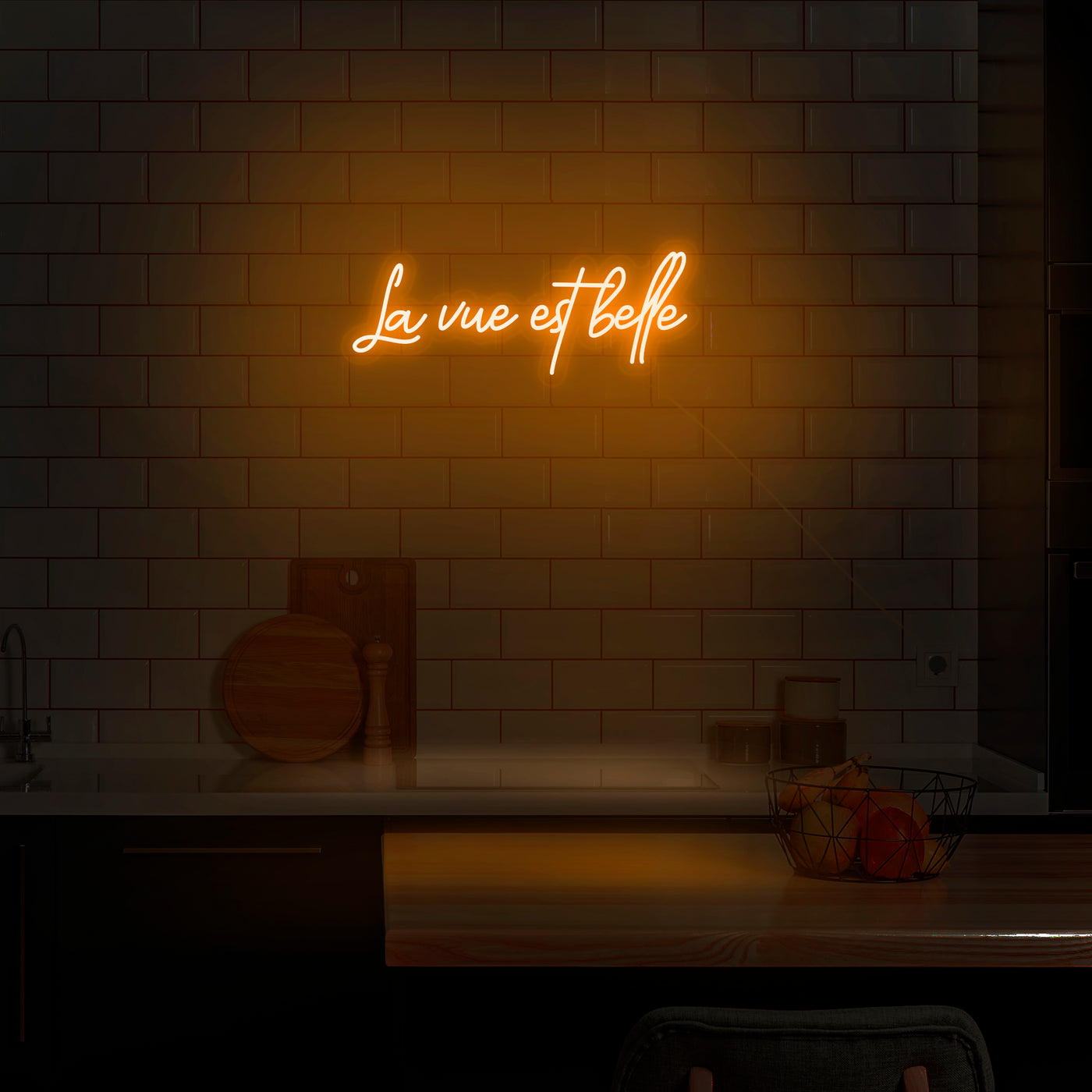 'La Vue Est Belle' Neon Sign - Nuwave Neon