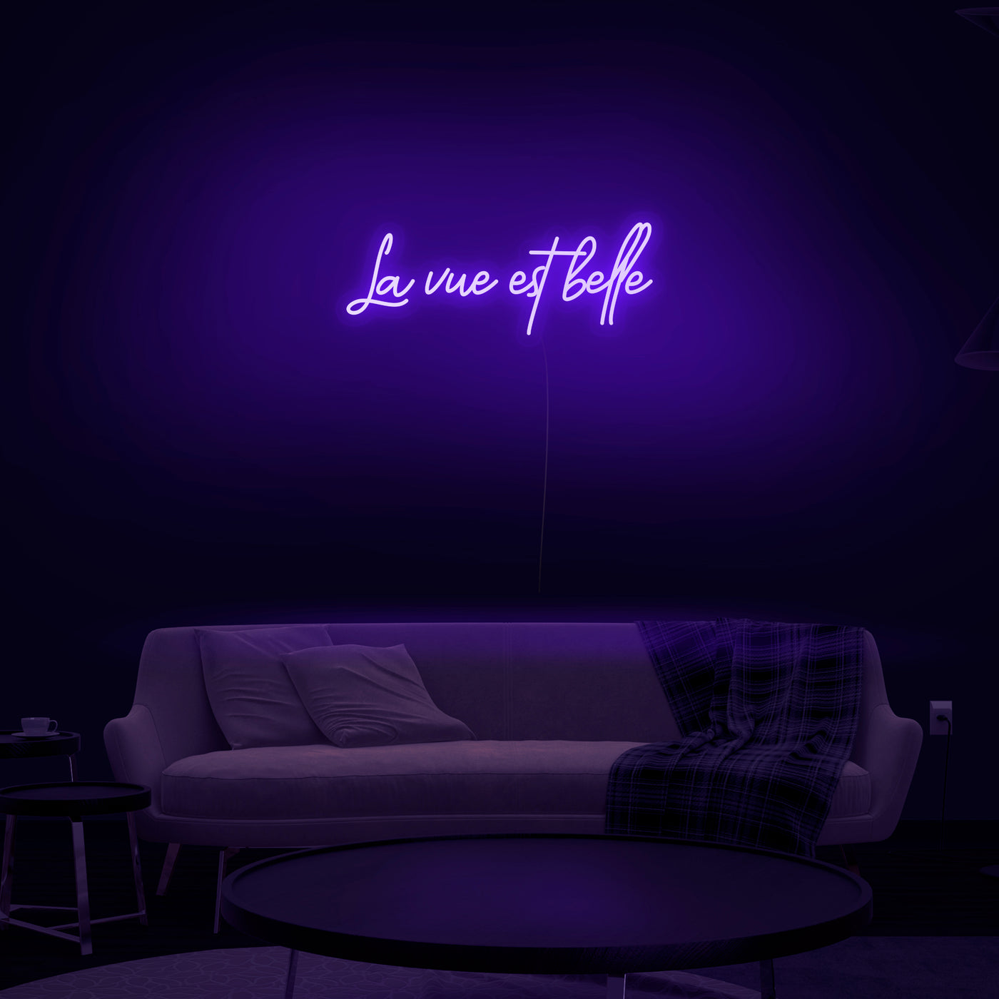 'La Vue Est Belle' Neon Sign - Nuwave Neon