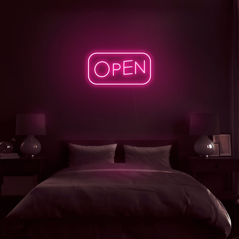 'Open' V3 Neon Sign - Nuwave Neon