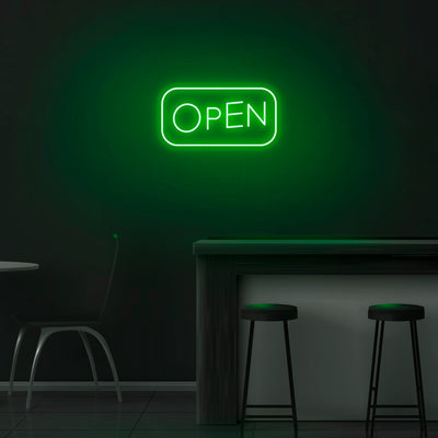 'Open' V3 Neon Sign - Nuwave Neon