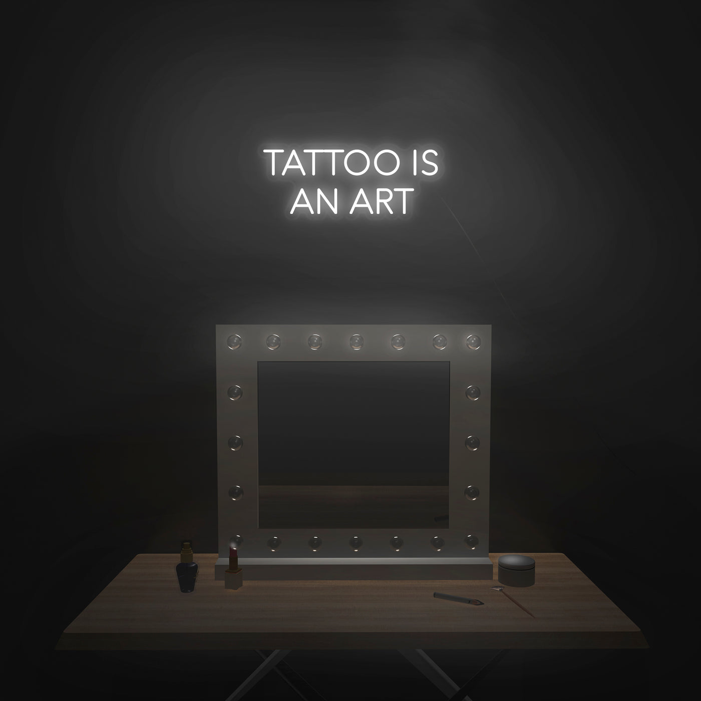 'Tattoo Is An Art' Neon Sign - Nuwave Neon