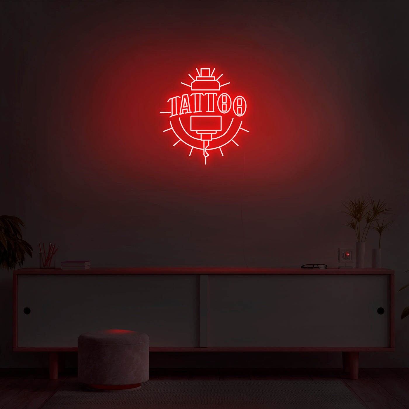 'Tattoo Machine' Neon Sign - Nuwave Neon