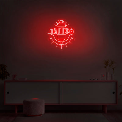 'Tattoo Machine' Neon Sign - Nuwave Neon