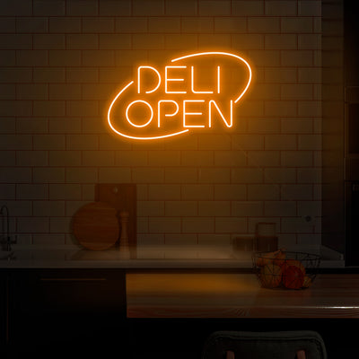 'Deli Open' Neon Sign - Nuwave Neon