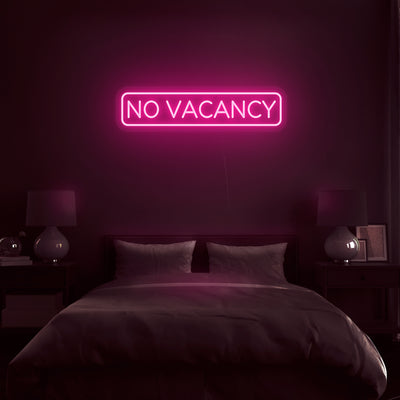 'No Vacancy' Neon Sign