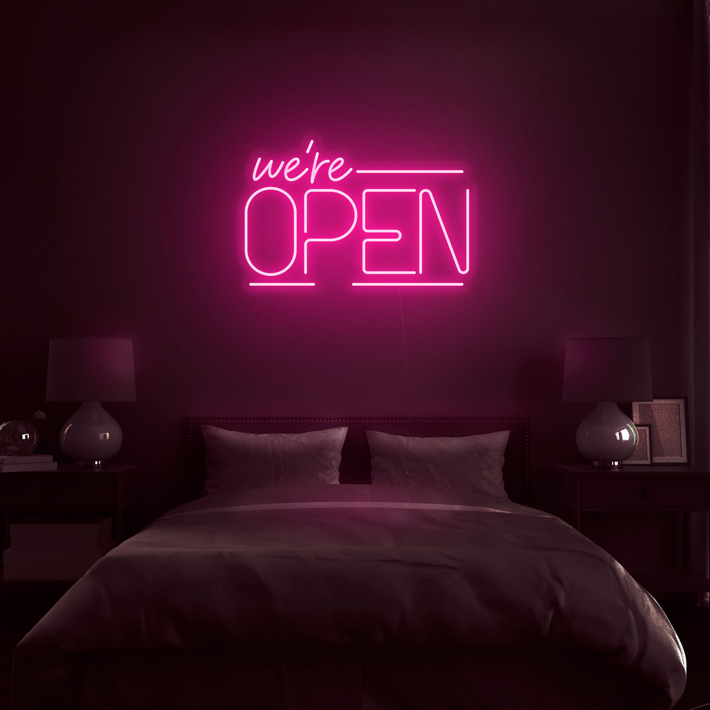 'We're Open' Neon Sign - Nuwave Neon