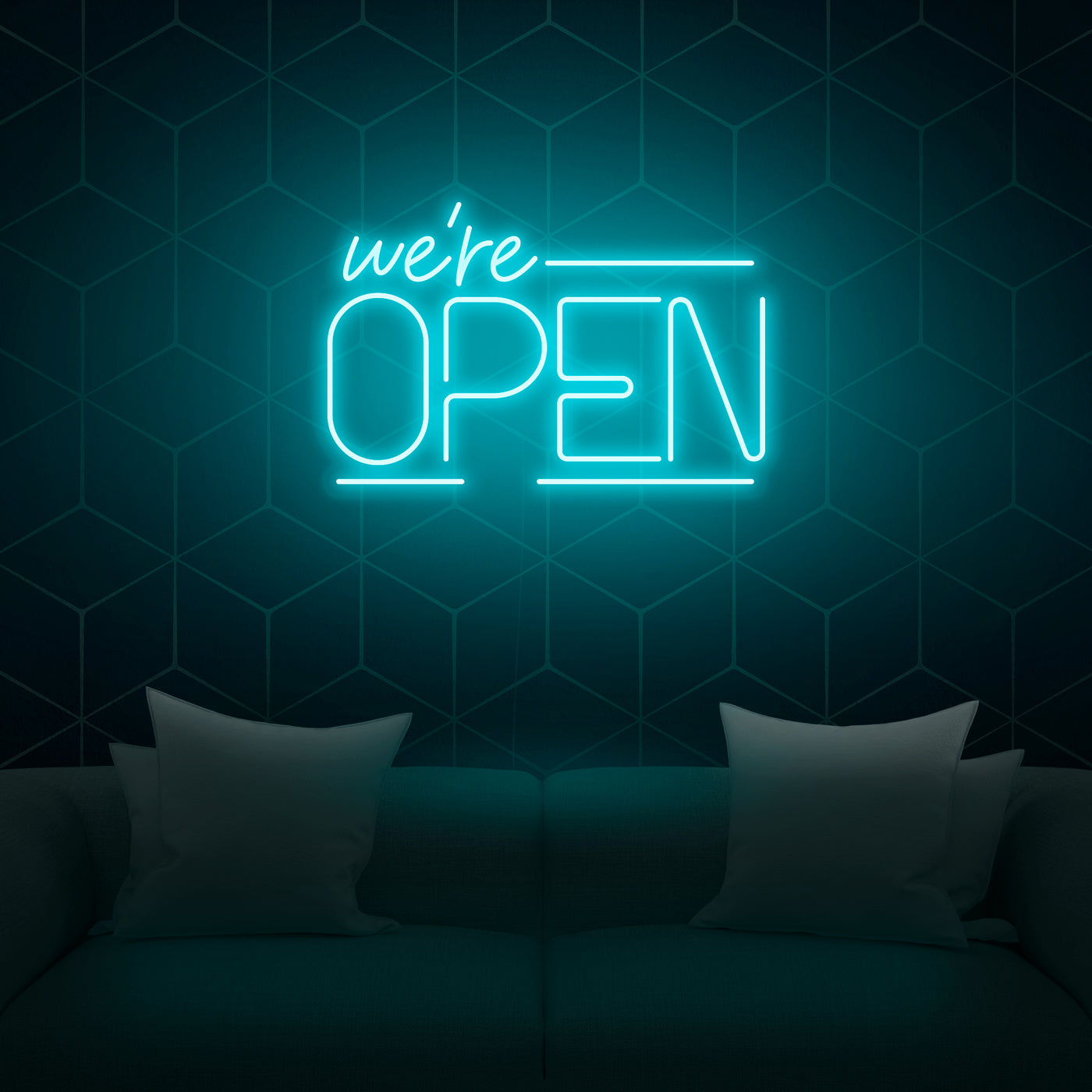 'We're Open' Neon Sign - Nuwave Neon