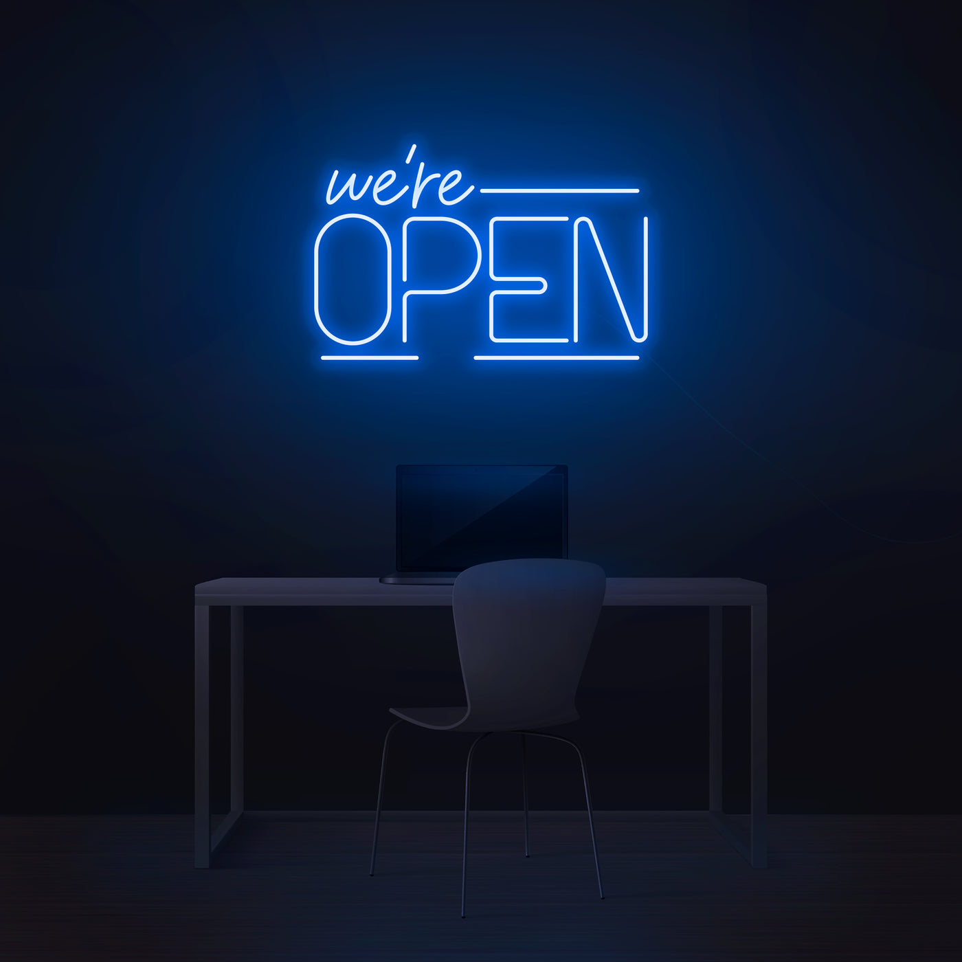 'We're Open' Neon Sign - Nuwave Neon