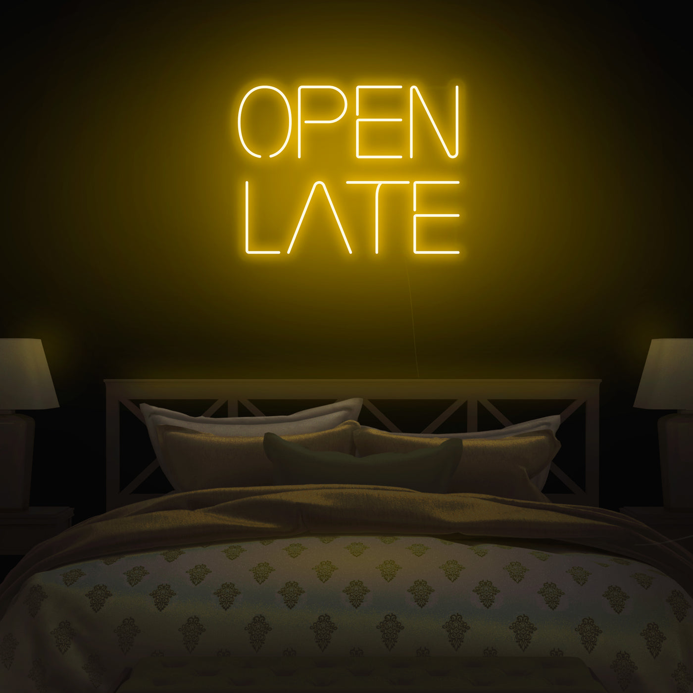 'Open Late' Neon Sign