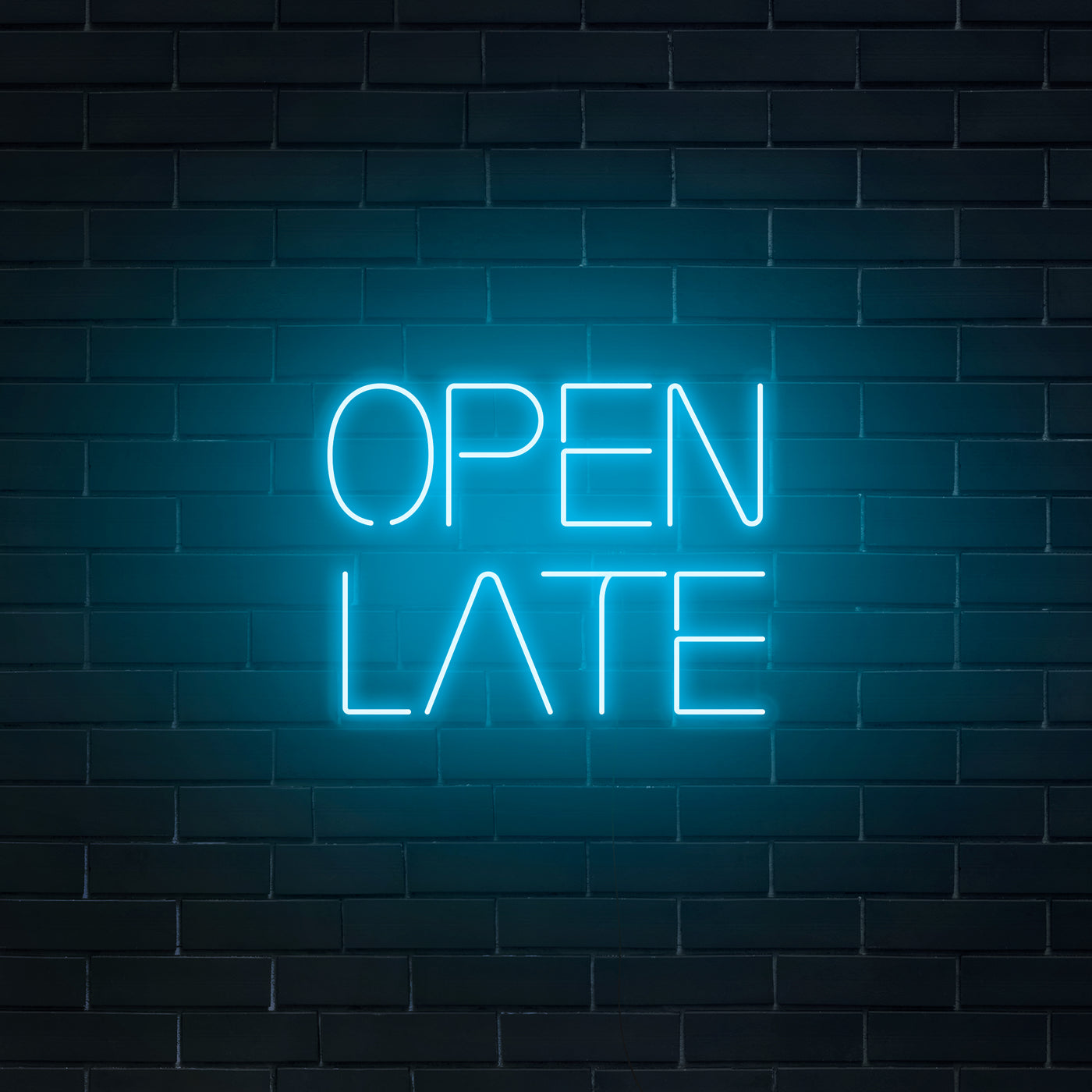 'Open Late' Neon Sign