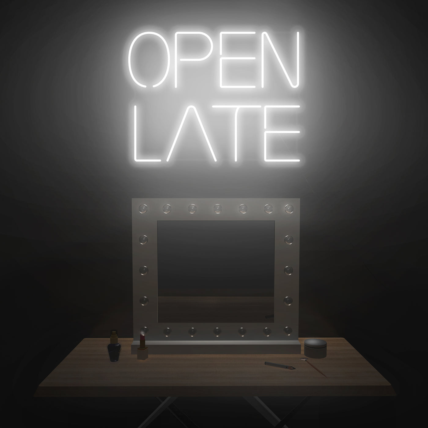 'Open Late' Neon Sign