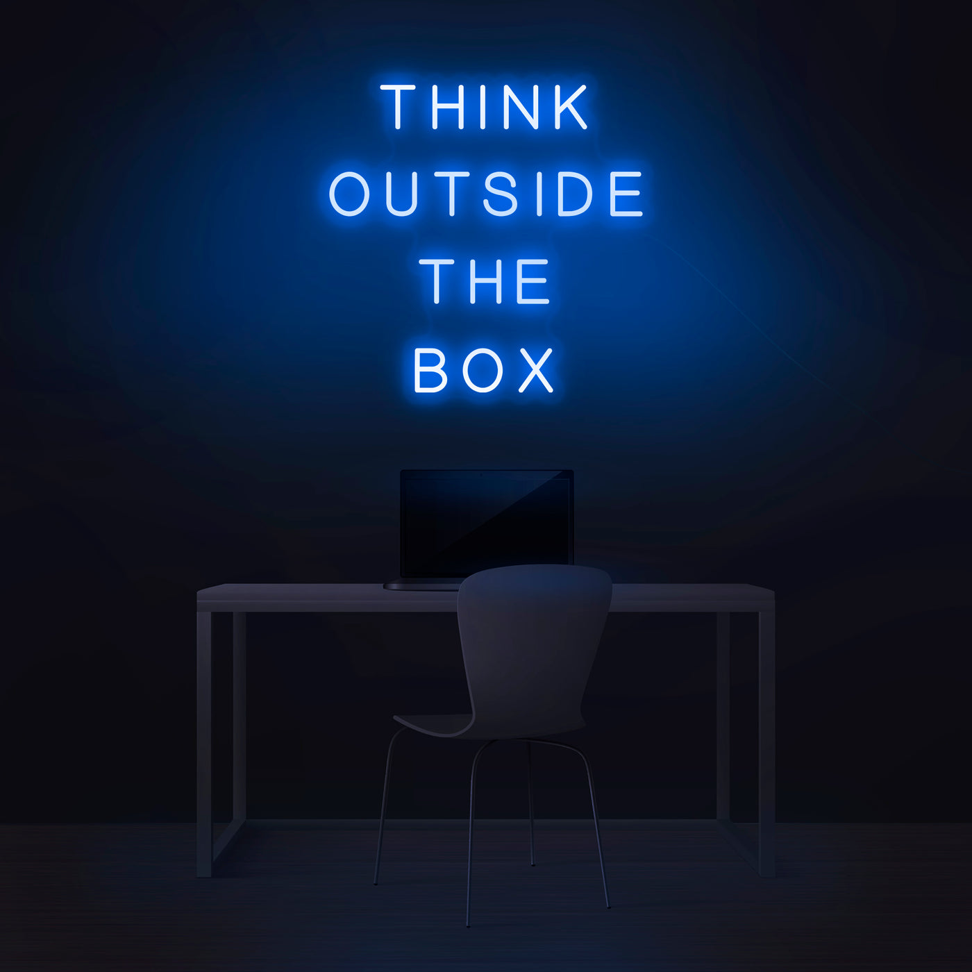 'Think Outside The Box' Neon Sign - Nuwave Neon