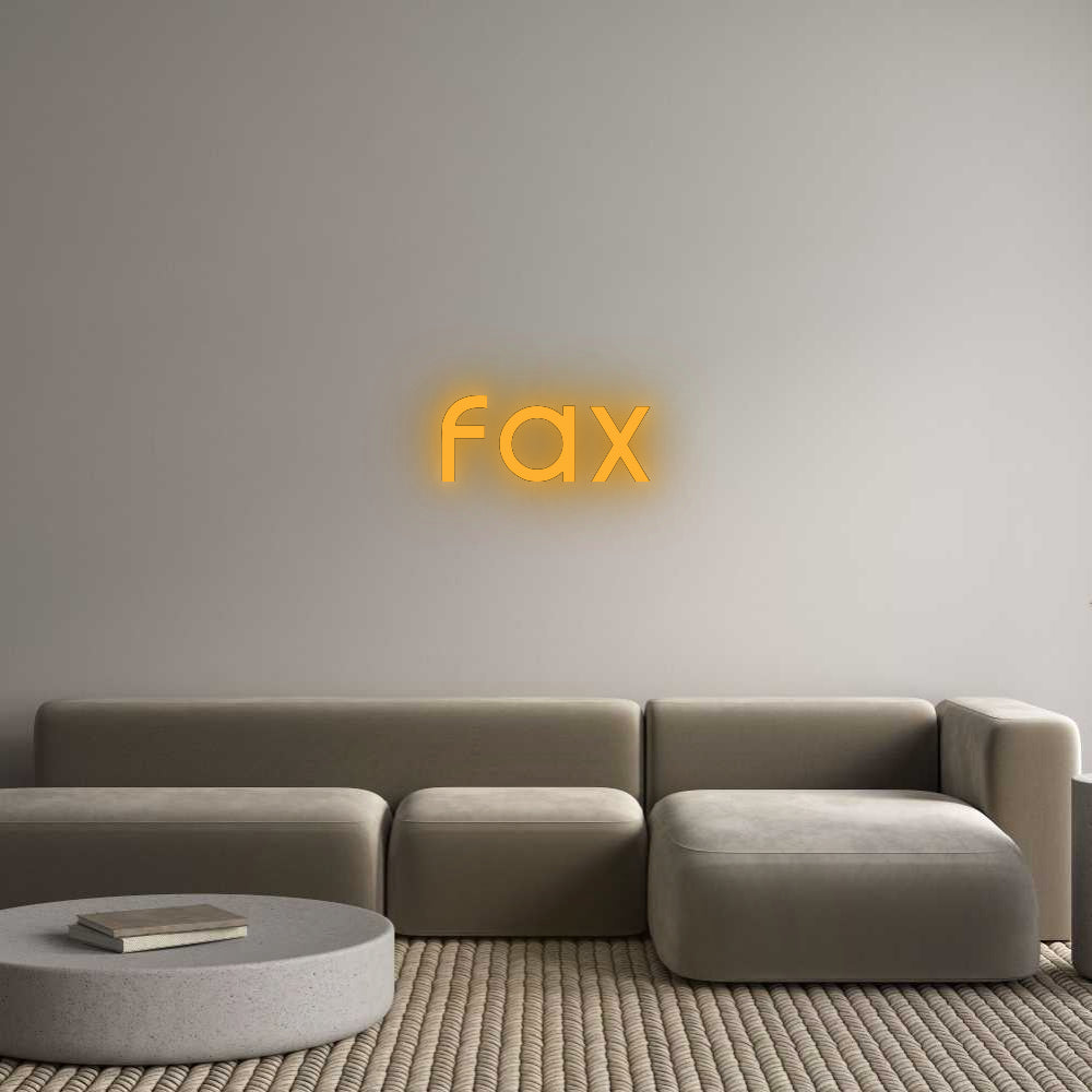 Your Bespoke Nuwave Neon: fax