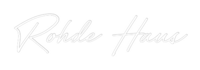 Your Custom AEG Nuwave Neon: Rohde Haus - Nuwave Neon