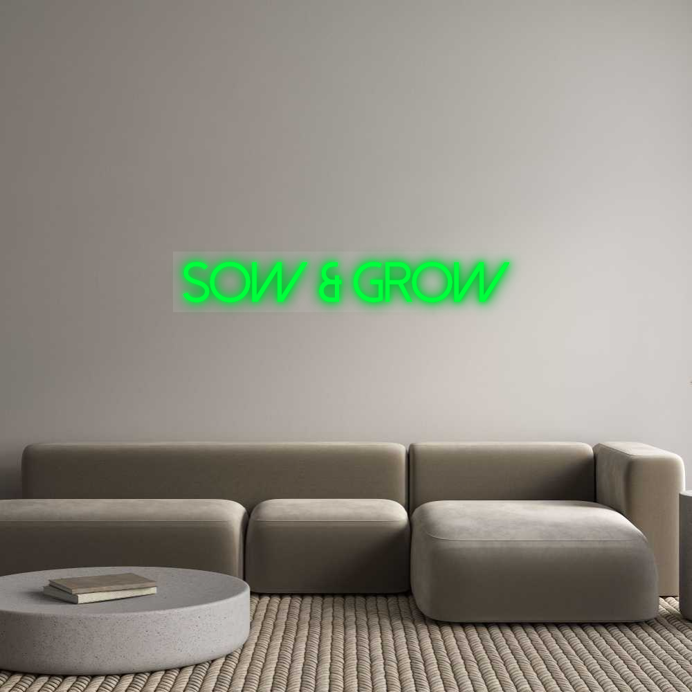Your Custom AEG Nuwave Neon: Sow & Grow - Nuwave Neon