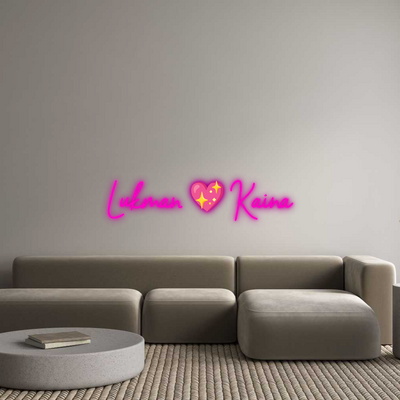 Your Custom Nuwave Neon: Lukman 💖 Kaina - Nuwave Neon