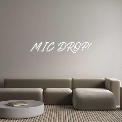 Your Custom AEG Nuwave Neon: MIC DROP! - Nuwave Neon