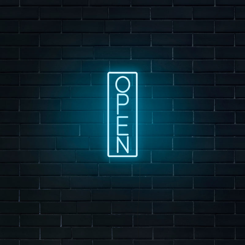 'Open' V2 Neon Sign - Nuwave Neon