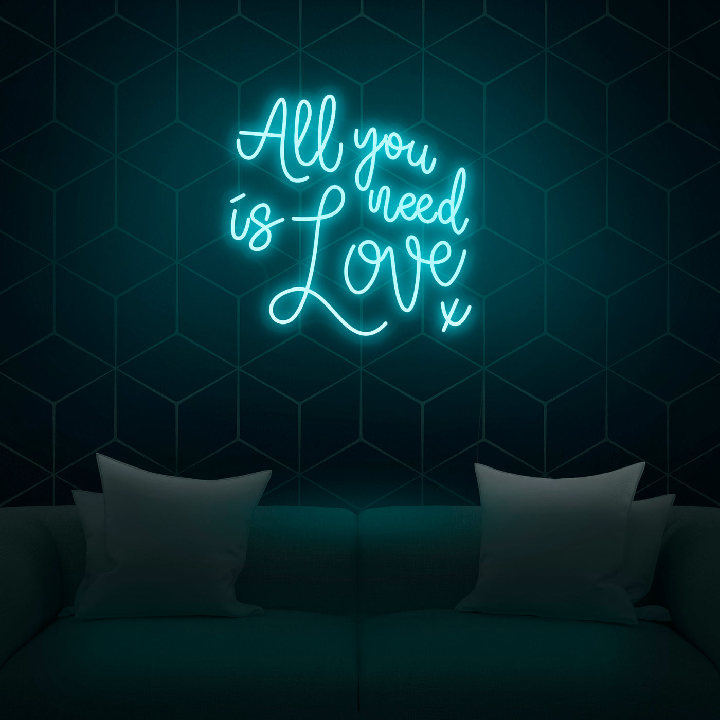 'All You Need Is Love' Neon Sign - Nuwave Neon