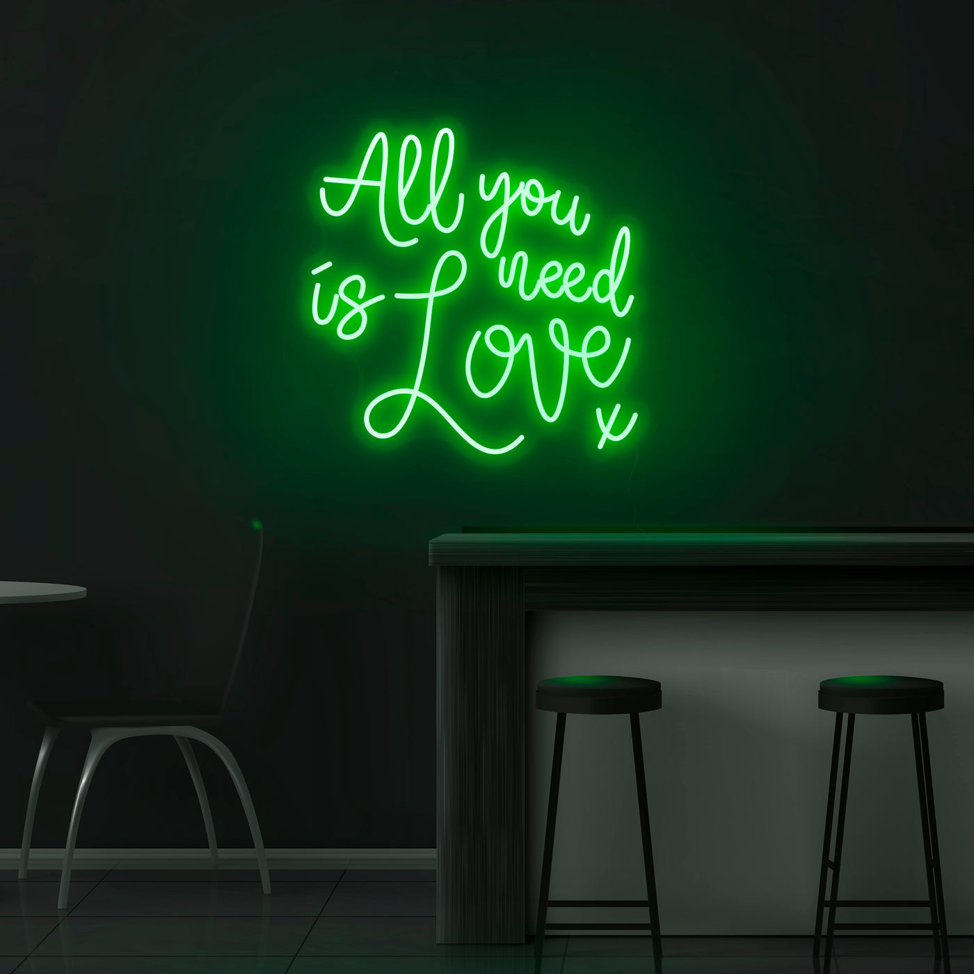 'All You Need Is Love' Neon Sign - Nuwave Neon