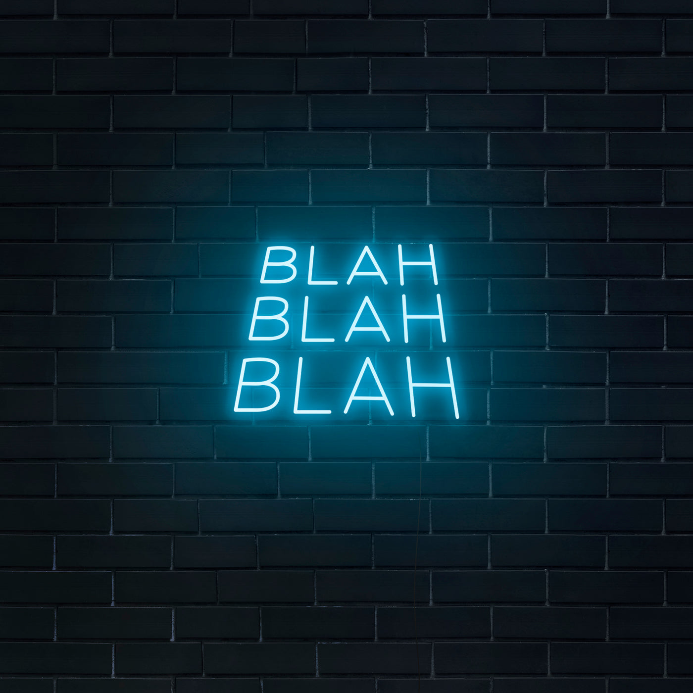 'Blah Blah Blah' Neon Sign - Nuwave Neon