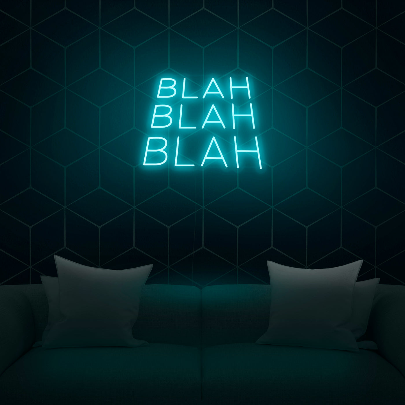 'Blah Blah Blah' Neon Sign - Nuwave Neon