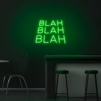 'Blah Blah Blah' Neon Sign - Nuwave Neon