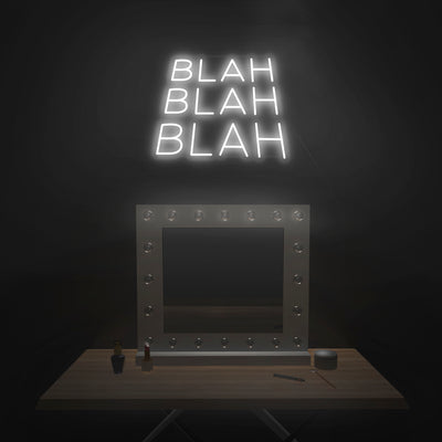 'Blah Blah Blah' Neon Sign - Nuwave Neon