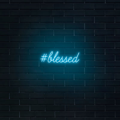 'Blessed' Neon Sign - Nuwave Neon