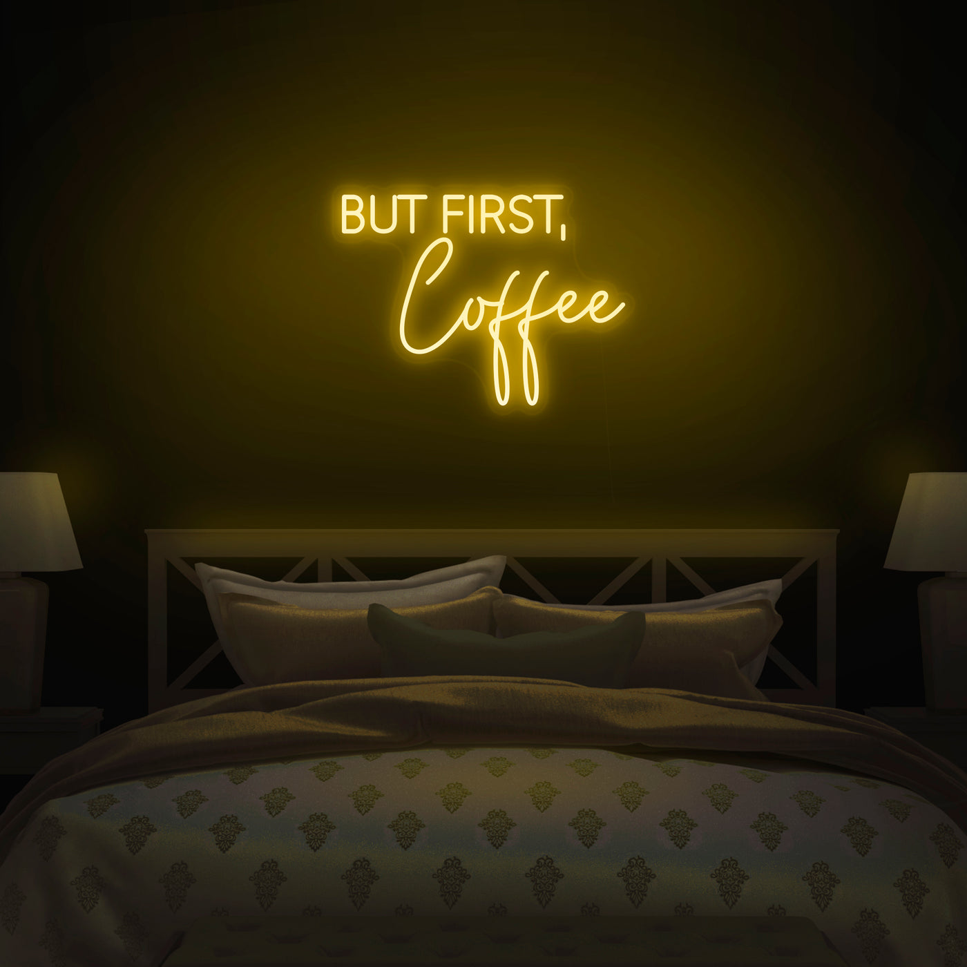 'But First, Coffee' Neon Sign - Nuwave Neon