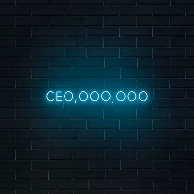 'CEO' Neon Sign - Nuwave Neon