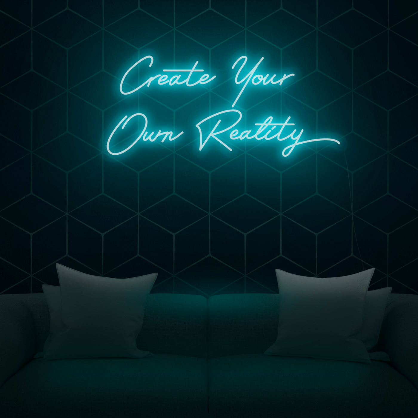 'Create Your Own Reality' V2 Neon Sign - Nuwave Neon