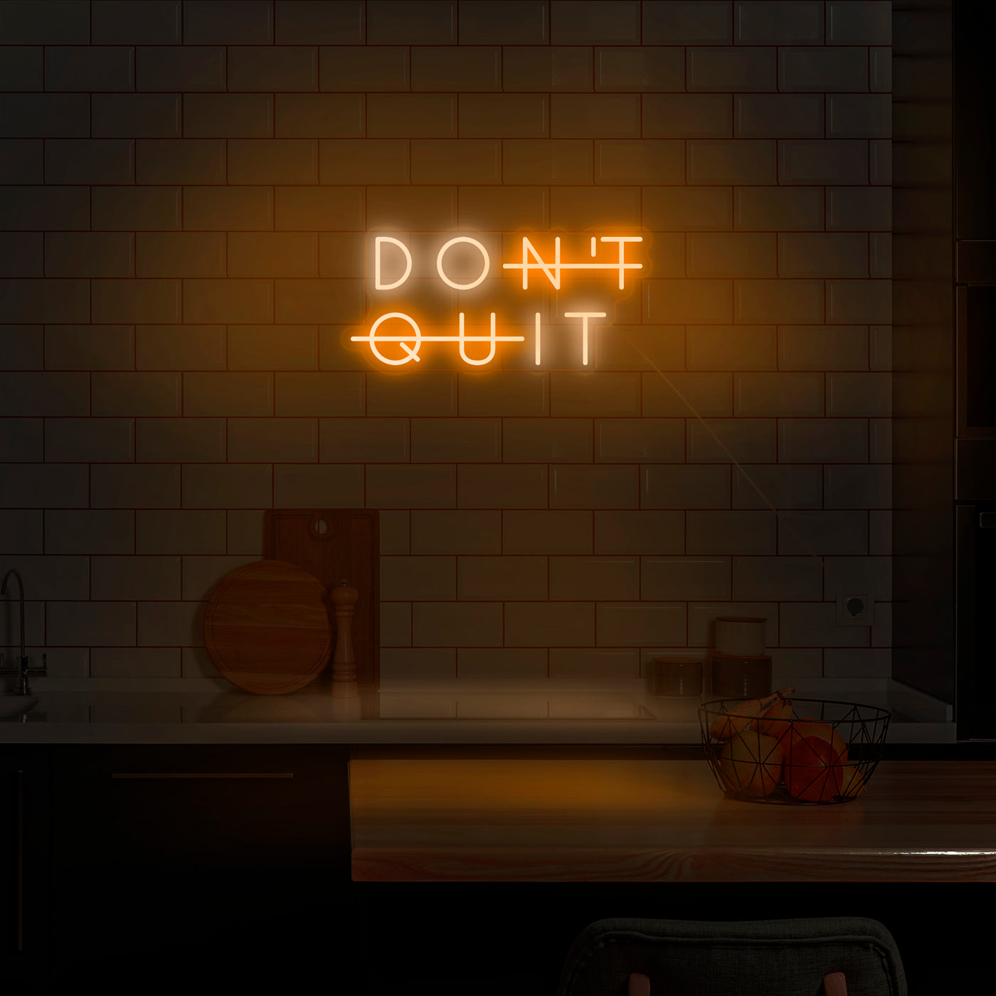 'Don't Quit' Neon Sign - Nuwave Neon