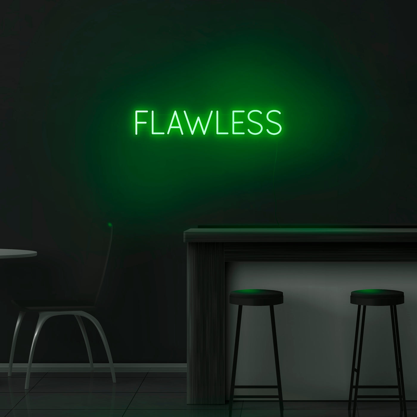 'Flawless' Neon Sign - Nuwave Neon