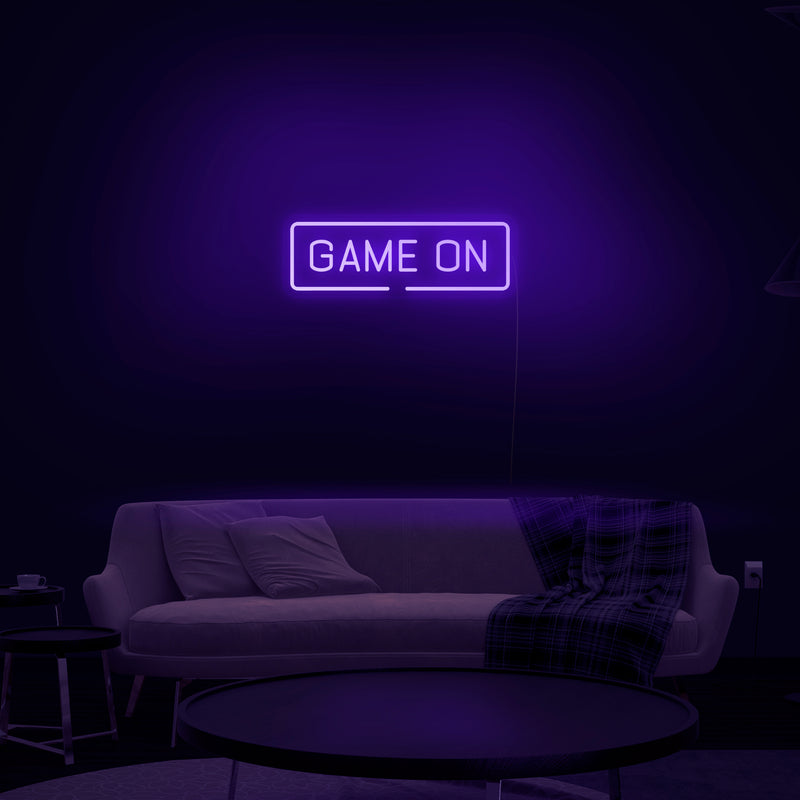 'Game On' V2 Neon Sign - Nuwave Neon