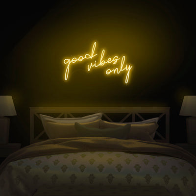 'Good Vibes Only' V2 Neon Sign - Nuwave Neon