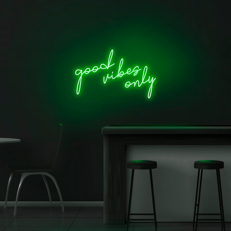 'Good Vibes Only' V2 Neon Sign - Nuwave Neon