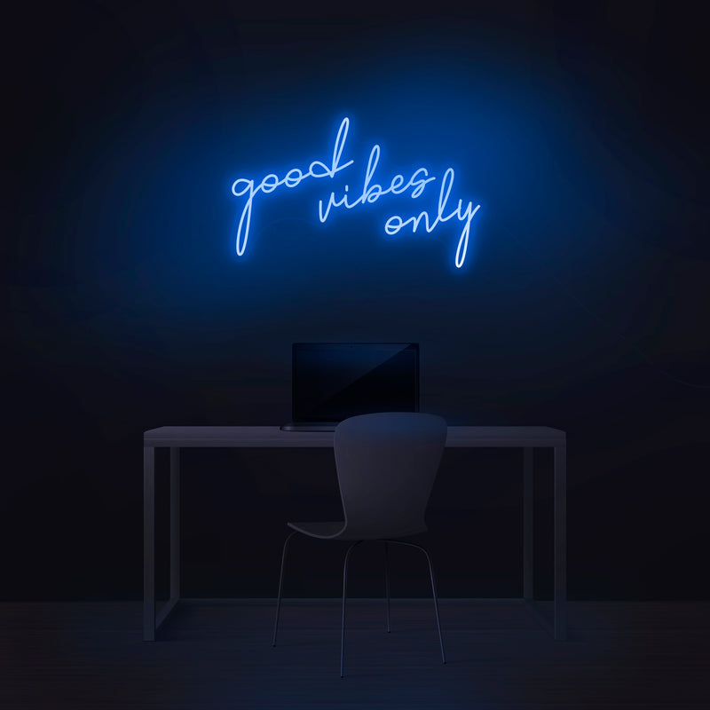 'Good Vibes Only' V2 Neon Sign - Nuwave Neon