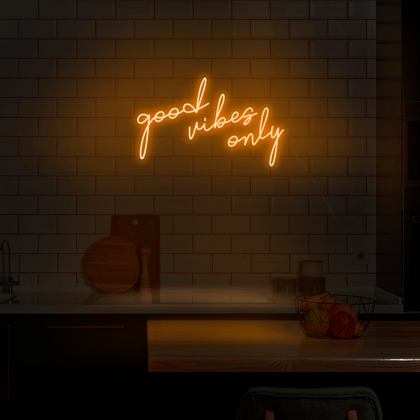 'Good Vibes Only' V2 Neon Sign - Nuwave Neon