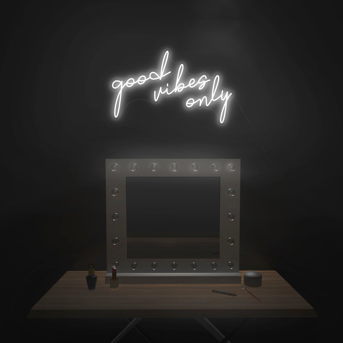 'Good Vibes Only' V2 Neon Sign - Nuwave Neon