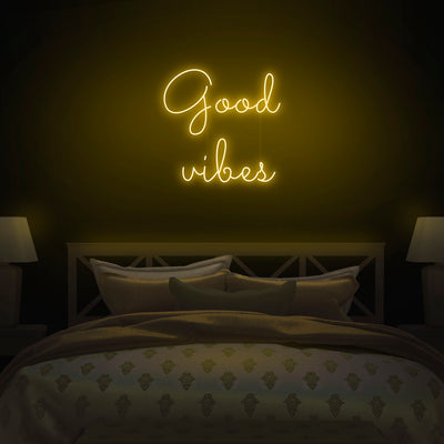 'Good Vibes' V2 Neon Sign - Nuwave Neon