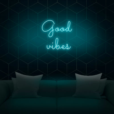 'Good Vibes' V2 Neon Sign - Nuwave Neon