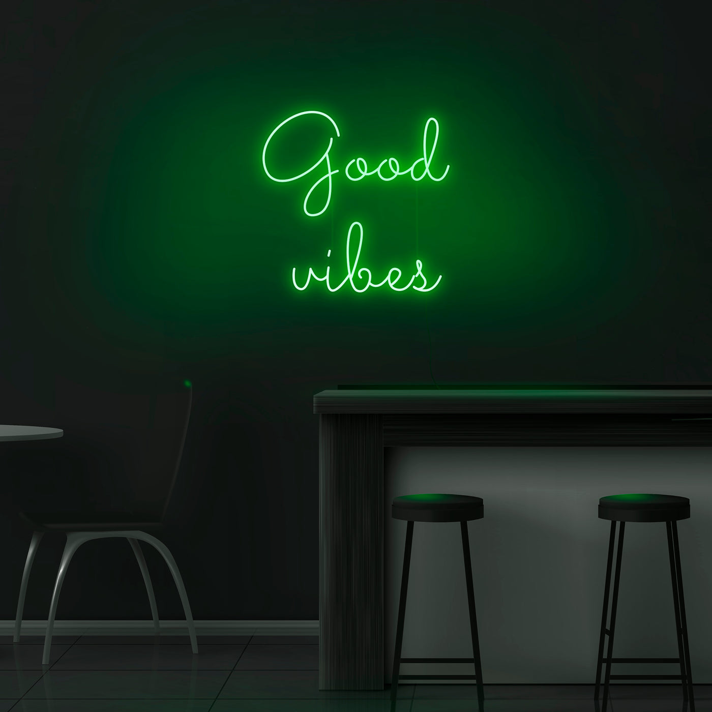 'Good Vibes' V2 Neon Sign - Nuwave Neon