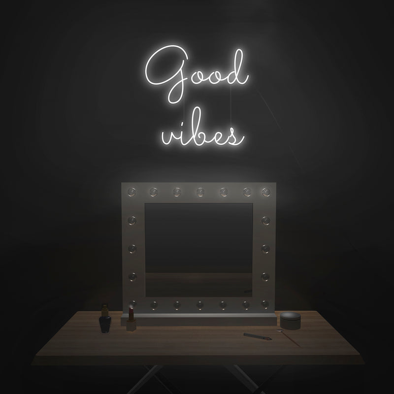 'Good Vibes' V2 Neon Sign - Nuwave Neon