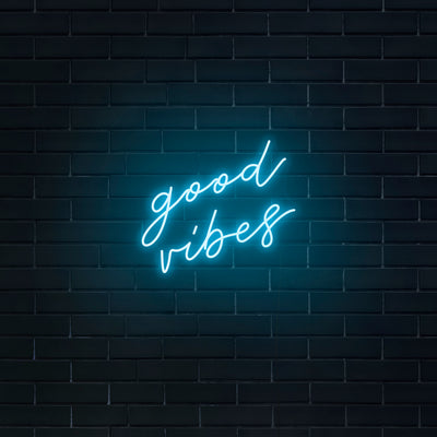 'Good Vibes' Neon Sign - Nuwave Neon