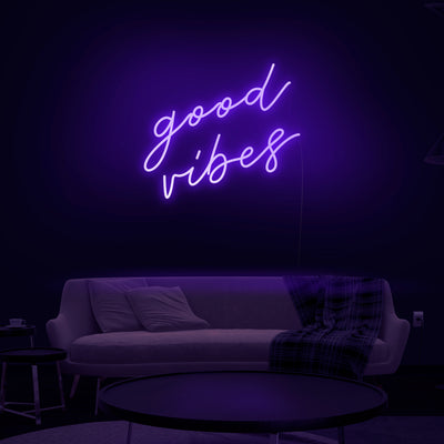 'Good Vibes' Neon Sign - Nuwave Neon